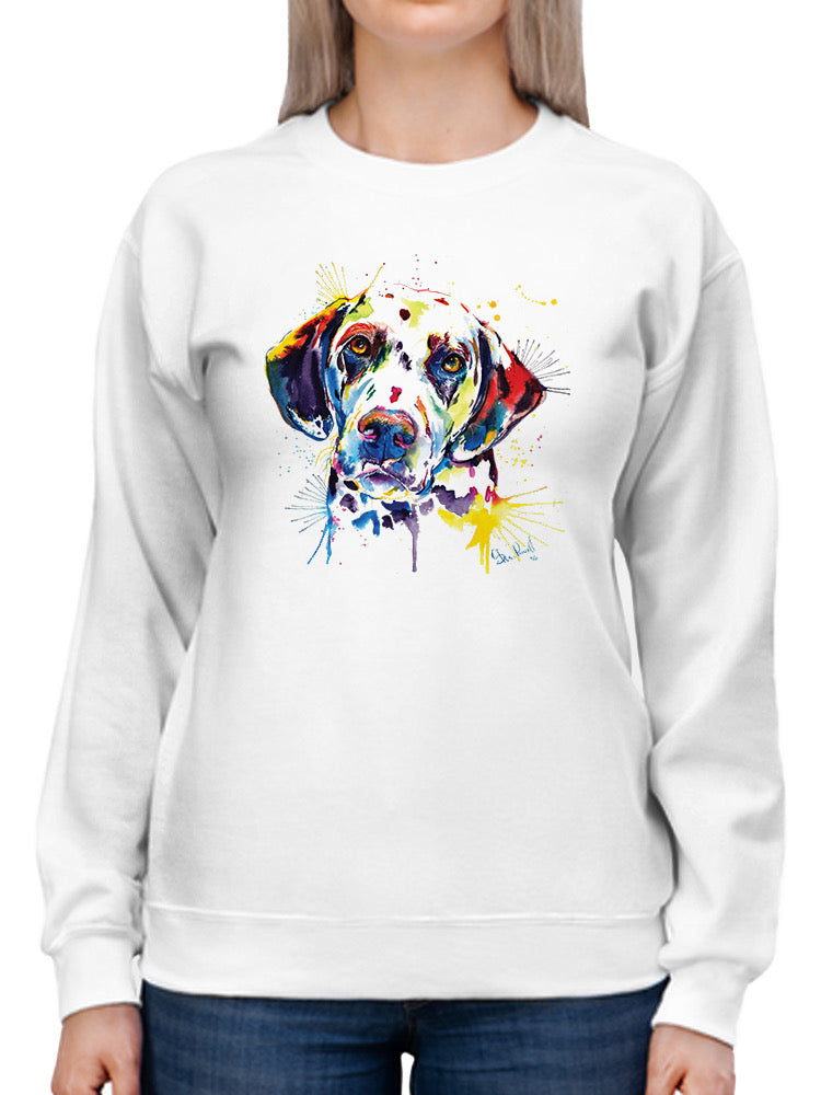 Colorful Dalmatian Hoodie or Sweatshirt -Weekday Best Designs
