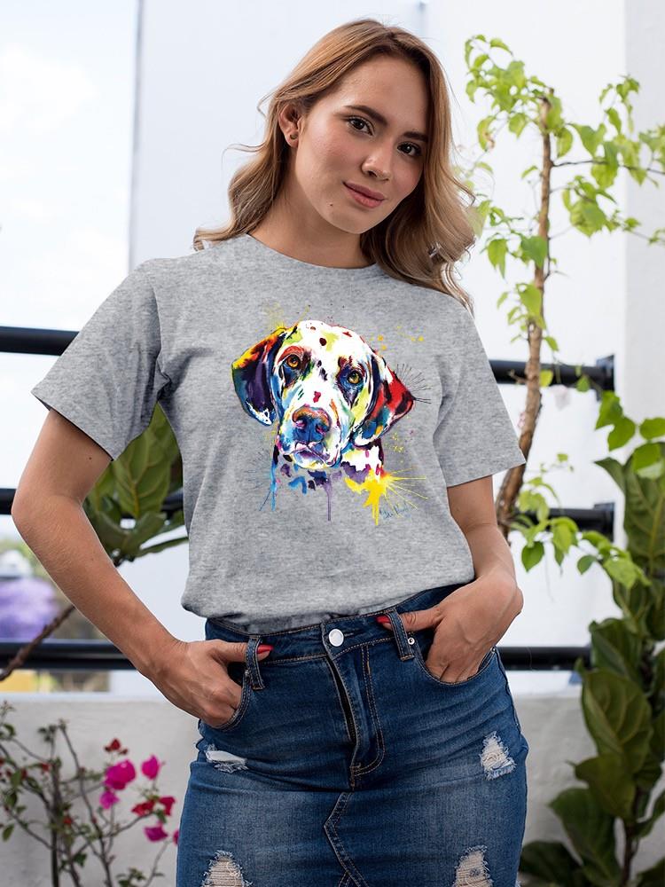 Colorful Dalmatian T-shirt -Weekday Best Designs