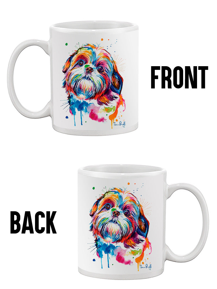 Colorful Shih Tzu Dog Mug -Weekday Best Designs