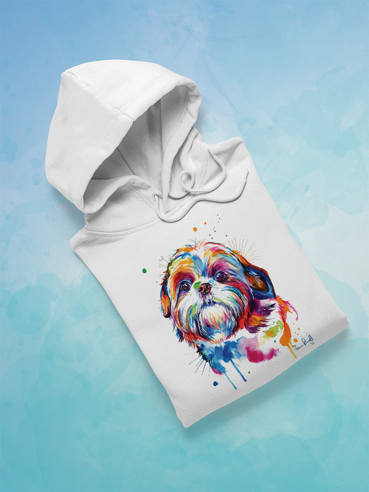 Colorful Shih Tzu Dog Hoodie or Sweatshirt -Weekday Best Designs