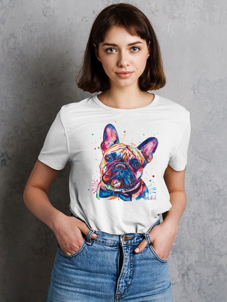 Colorful French Bulldog T-shirt -Weekday Best Designs