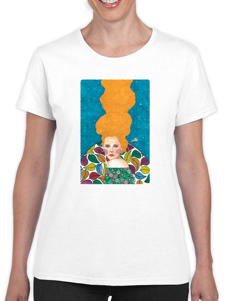 Blond Woman T-shirt -Hulya Ozdemir Designs