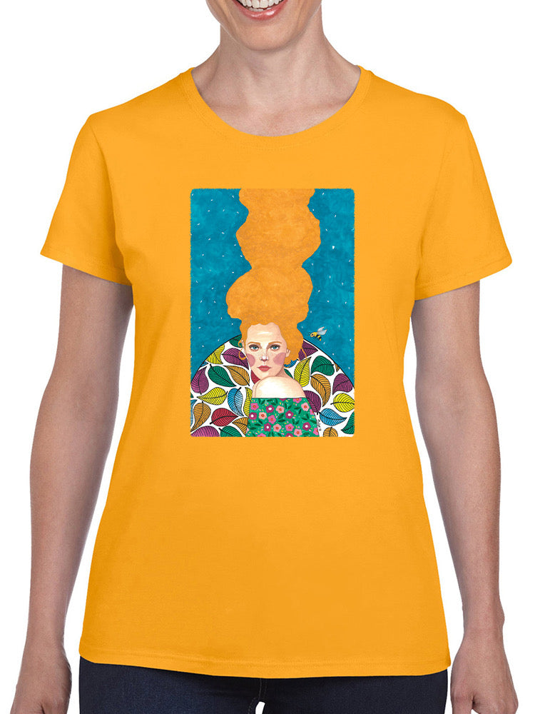 Blond Woman T-shirt -Hulya Ozdemir Designs