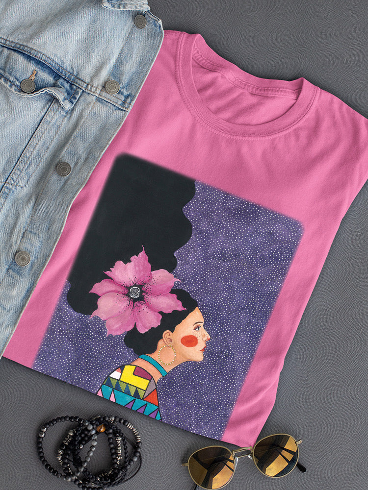 Flower Hair T-shirt -Hulya Ozdemir Designs