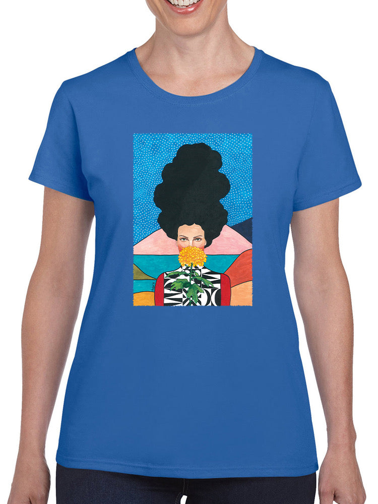 Sunflower Woman T-shirt -Hulya Ozdemir Designs