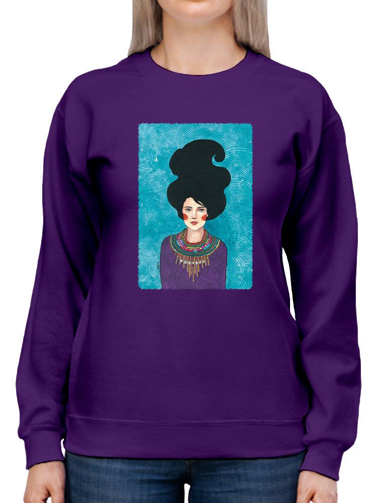 Classy Woman Sweatshirt -Hulya Ozdemir Designs