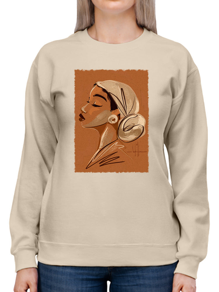 Woman's Side Profile Sweatshirt -David Coleman Jr Designs