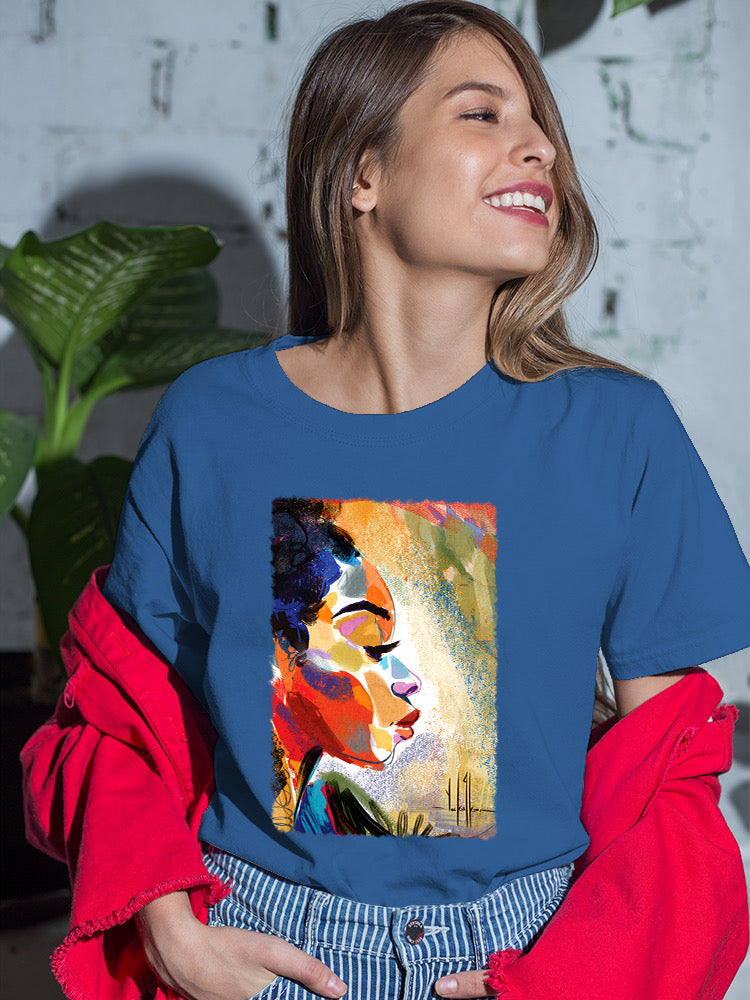 Woman's Watercolor Portrait T-shirt -David Coleman Jr Designs