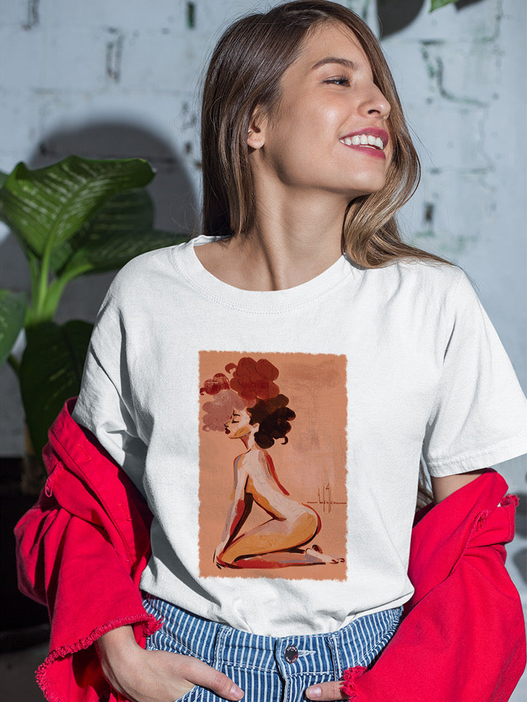 Posing Woman T-shirt -David Coleman Jr Designs