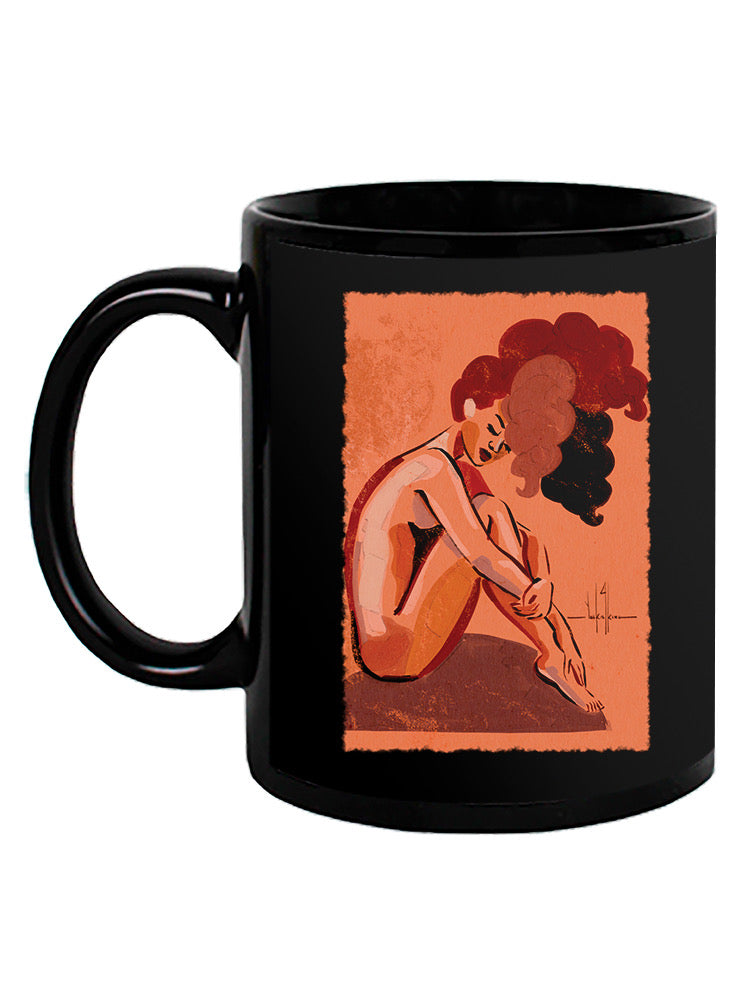 Sitting Woman Mug -David Coleman Jr Designs