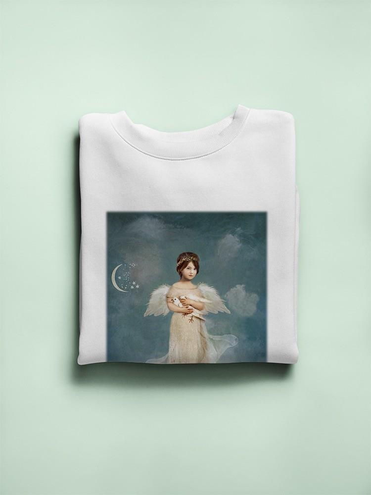 Angel Of True Love Sweatshirt -Charlotte Bird Designs