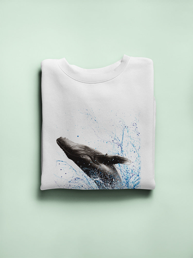 Jumping Whale Sweatshirt -Ashvin Harrison Designs