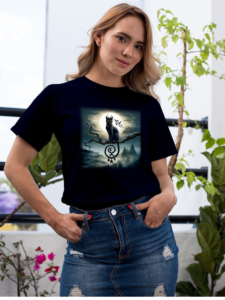 Moonlight Companions T-shirt -Sarah Richter Designs
