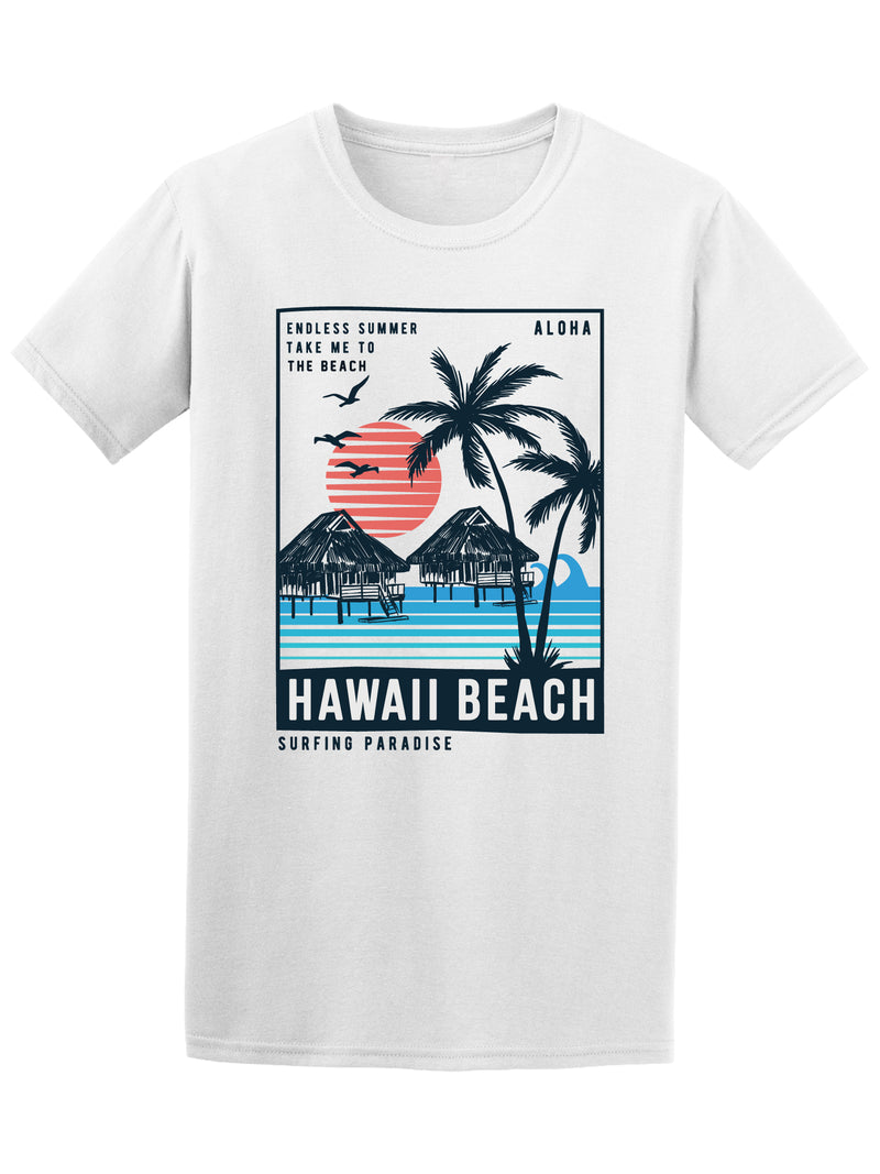 Hawaii Beach Postcard Vintage Graphic Tee - Image by Shutterstock