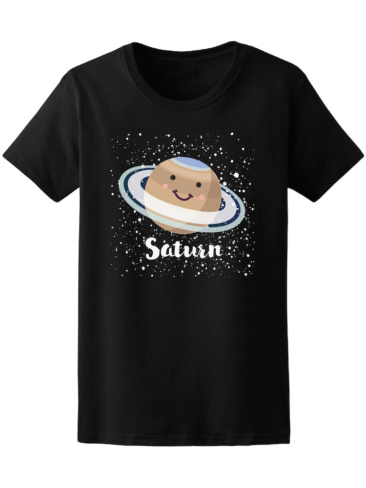 Kawaii Space Saturn Planet Tee - Image by Shutterstock