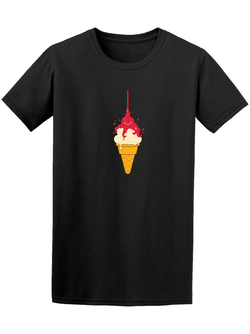 Kawaii Ice Cream Cone With Syrup Men's Tee - Image by Shutterstock