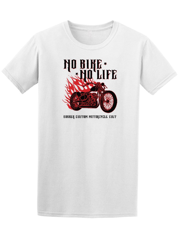 No Bike No Life Motorcycle Cult Tee Men's -Image by Shutterstock