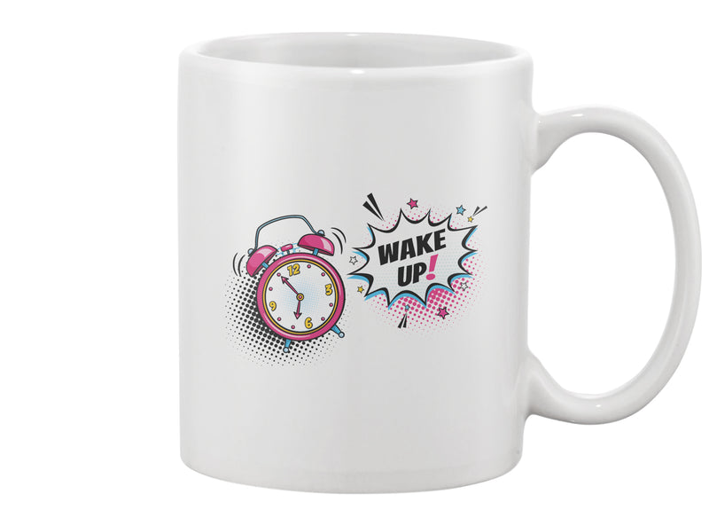 Comic Alarm Clock  Mug -Image by Shutterstock