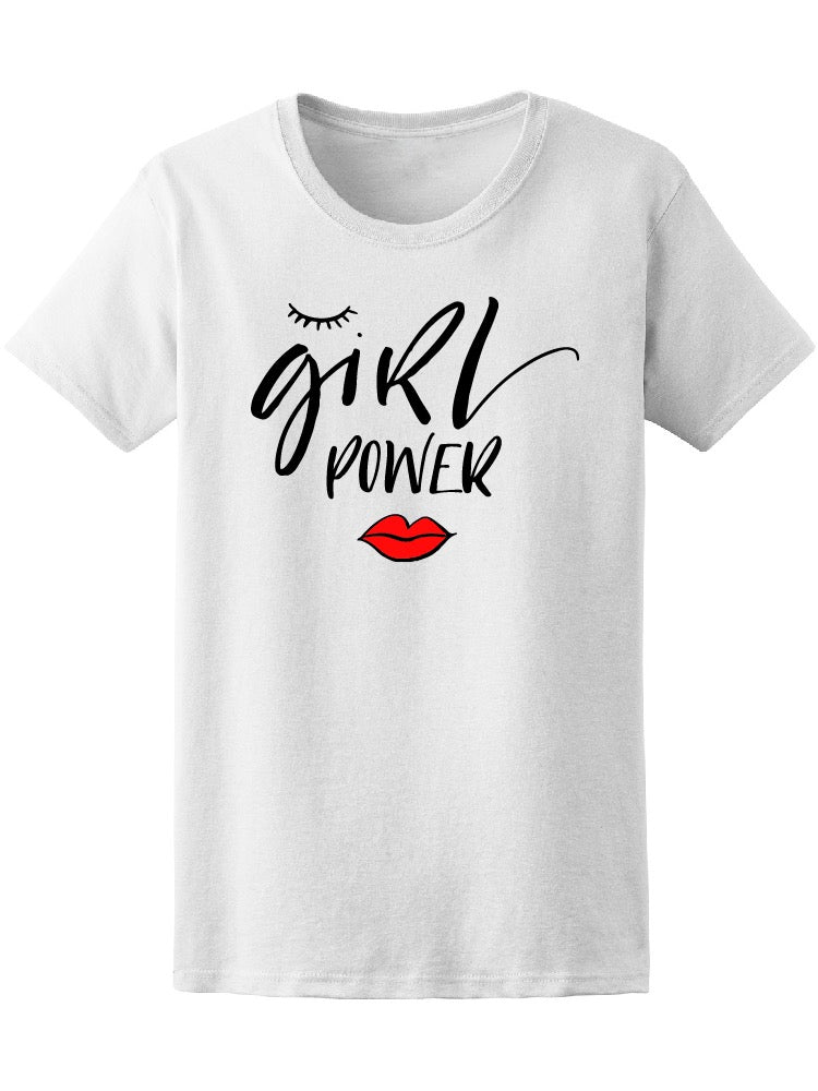 Girl Power Motivational Quote Tee Women's -Image by Shutterstock