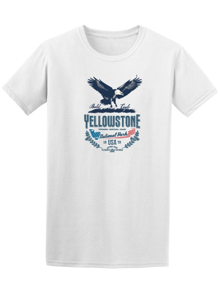 Yellowstone Eagle National Park Tee Men's -Image by Shutterstock