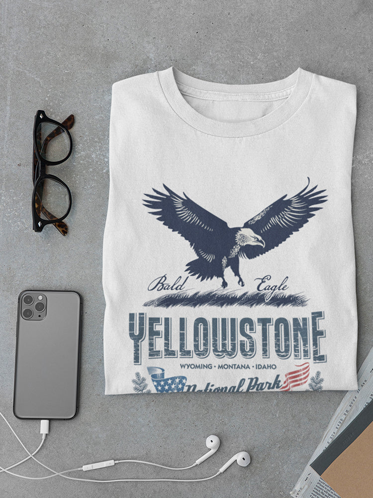 Yellowstone Eagle National Park Tee Men's -Image by Shutterstock