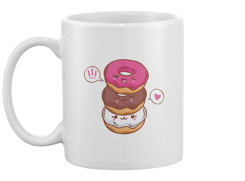Cute Kawaii Donuts Mug -Image by Shutterstock