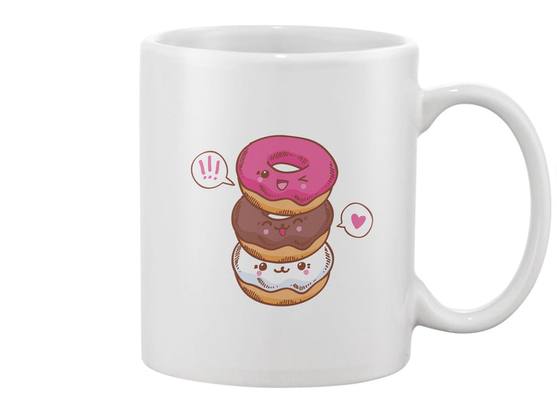 Cute Kawaii Donuts Mug -Image by Shutterstock