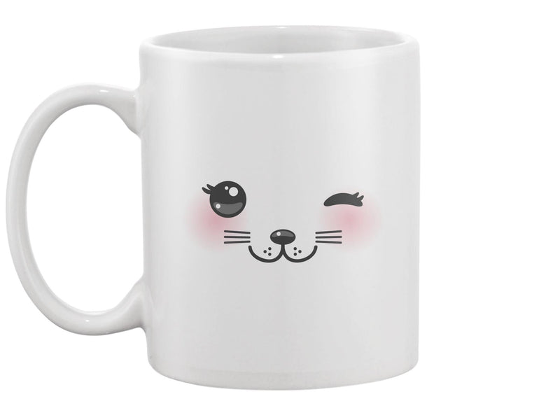 Kawaii Funny Cat Mug -Image by Shutterstock