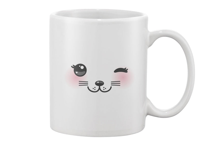 Kawaii Funny Cat Mug -Image by Shutterstock