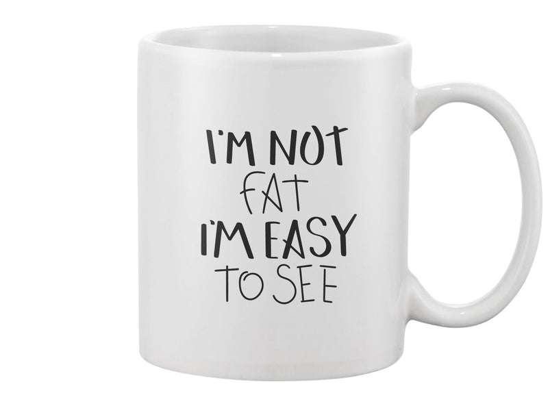 I Am Not Fat Mug -Image by Shutterstock