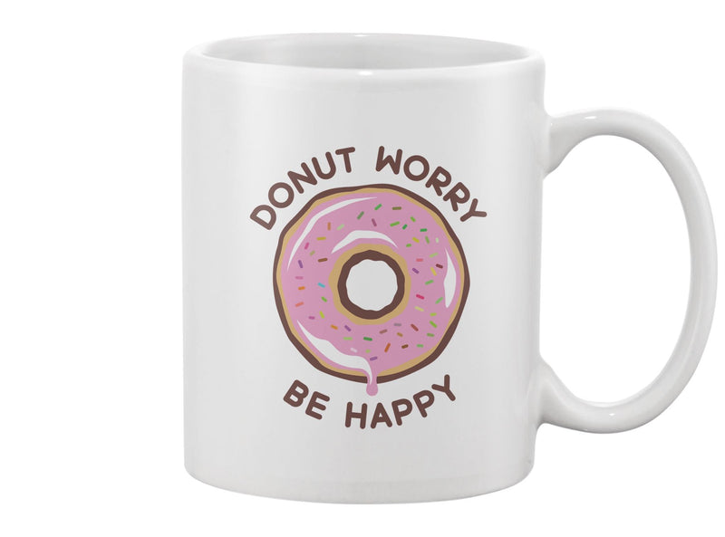 Donut Worry Design Mug -Image by Shutterstock