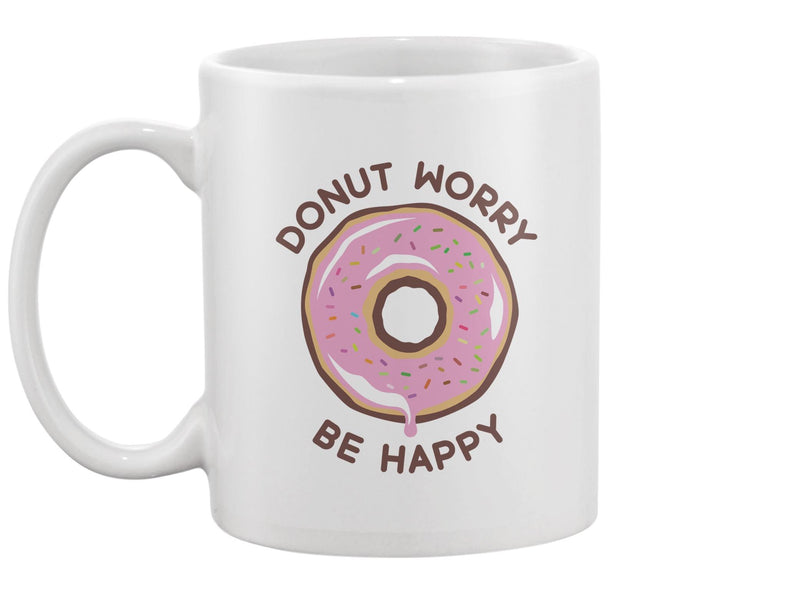 Donut Worry Design Mug -Image by Shutterstock