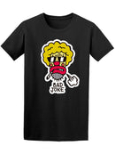 Angry Clown With Sunglasses And Cigarette  On Grunge Texture  Tee Men's -I