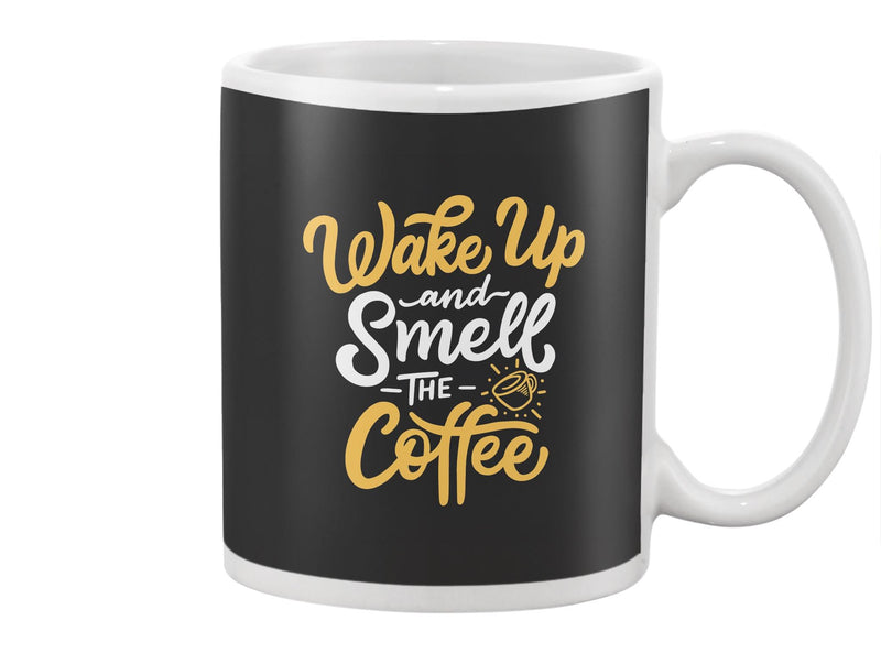 Smell The Coffee Design Mug -Image by Shutterstock