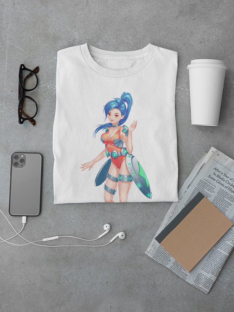 Technology Girl From Future Tee Men's -Image by Shutterstock