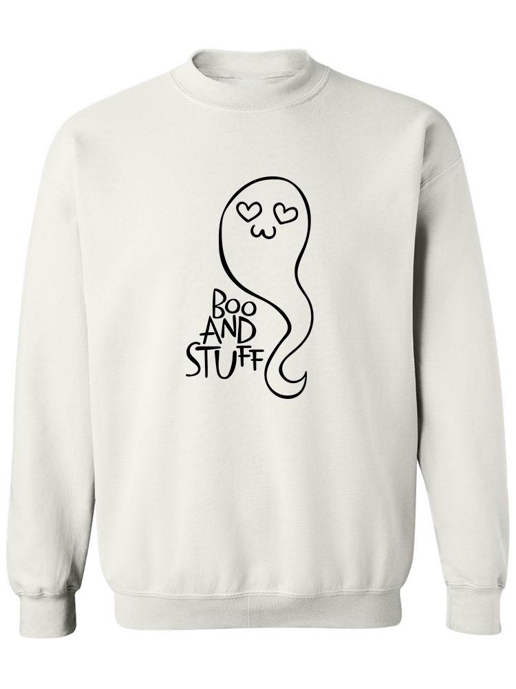 Boo And Stuff! Sweatshirt Women's -Image by Shutterstock