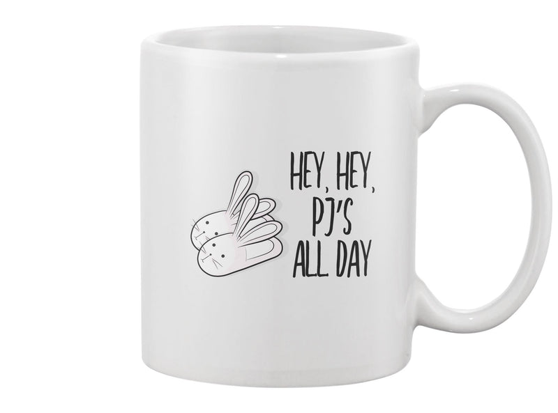 Funny Bunny Slippers  Mug -Image by Shutterstock