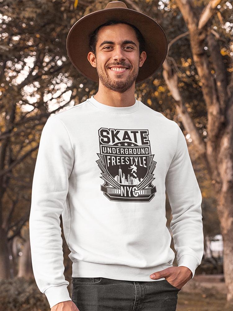 Skate Underground Freestyle Nyc Sweatshirt Men's -Image by Shutterstock