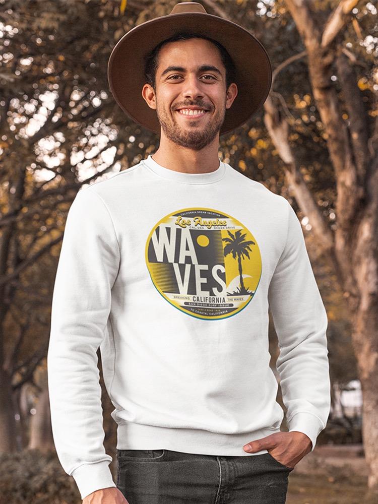 Los Angeles Ca Ocean Drive Sweatshirt Men's -Image by Shutterstock