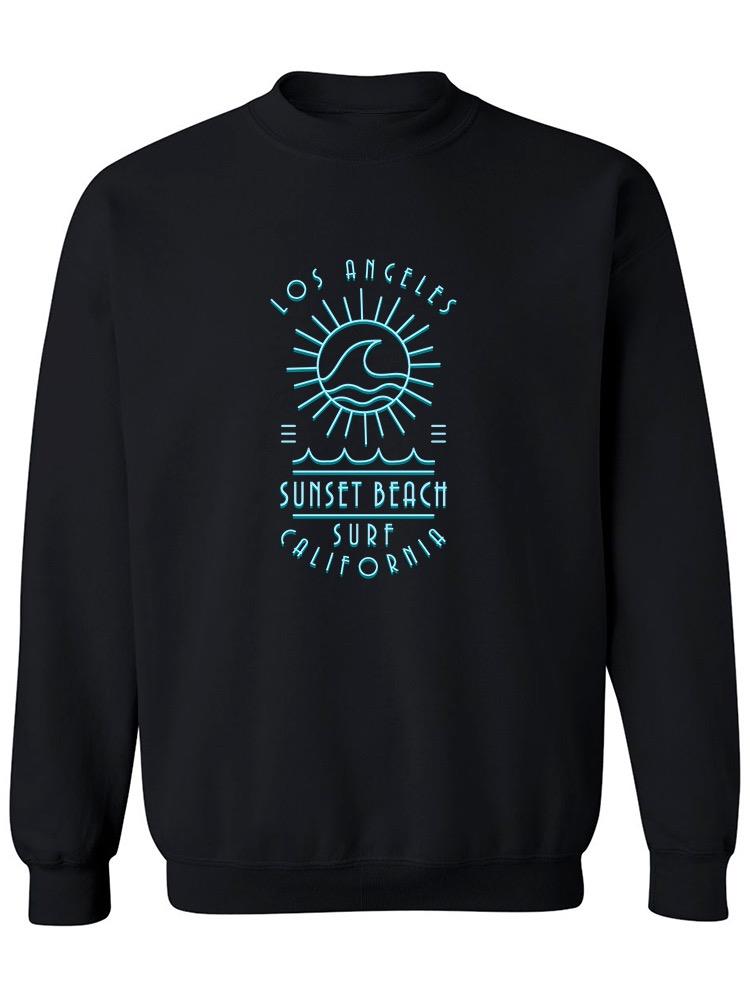 Sunset Beach Surf Sweatshirt Men's -Image by Shutterstock