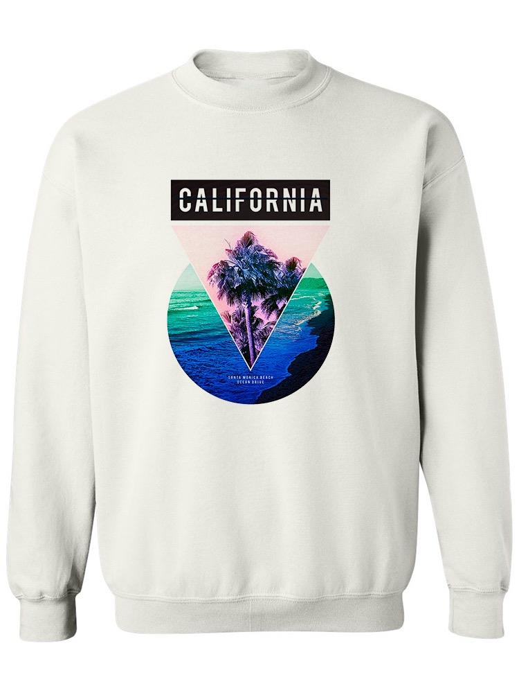 Cali Beach Design. Sweatshirt Men's -Image by Shutterstock