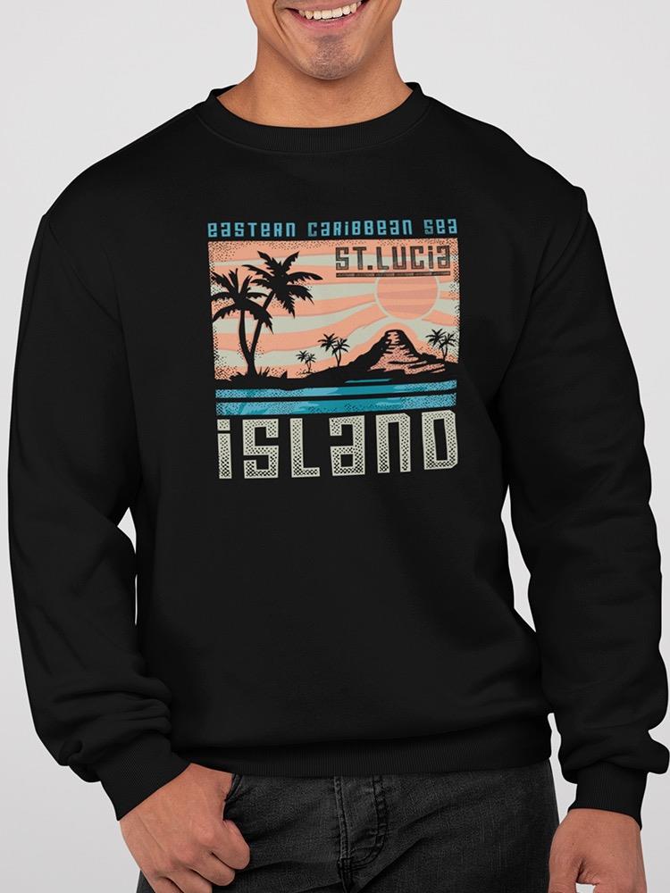 Eastern Caribbean Sea Sweatshirt Men's -Image by Shutterstock