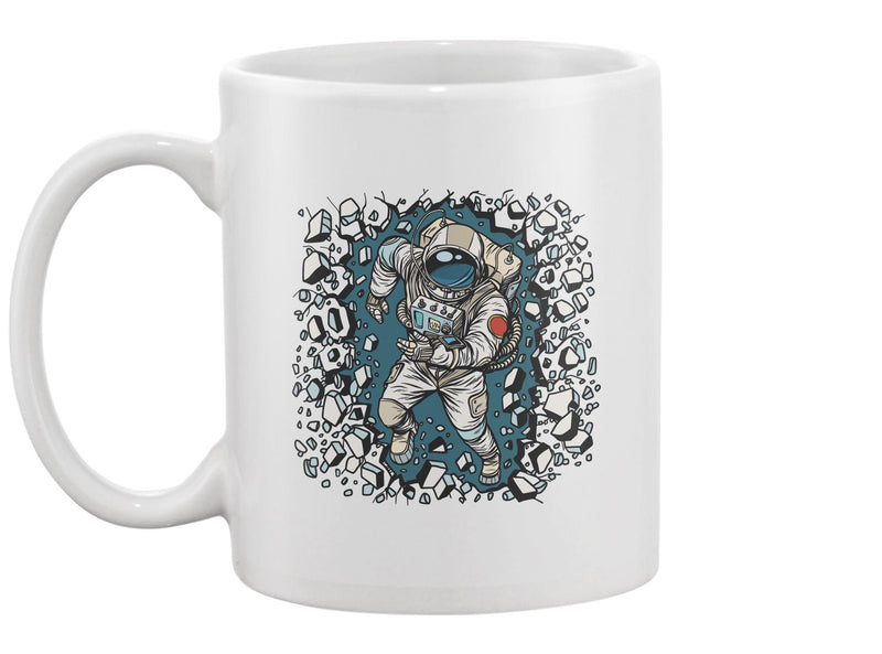 Astronaut Breaks The Wall Mug -Image by Shutterstock