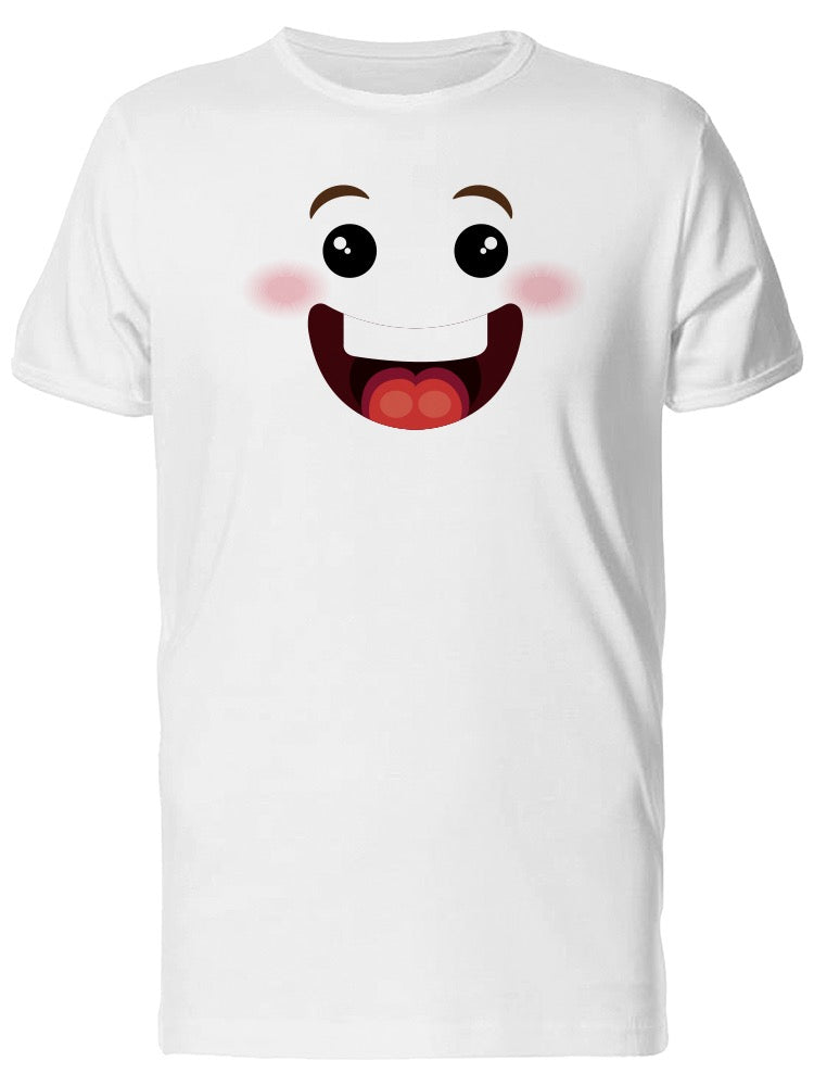 Happy Face Kawaii Happiness Tee Men's -Image by Shutterstock