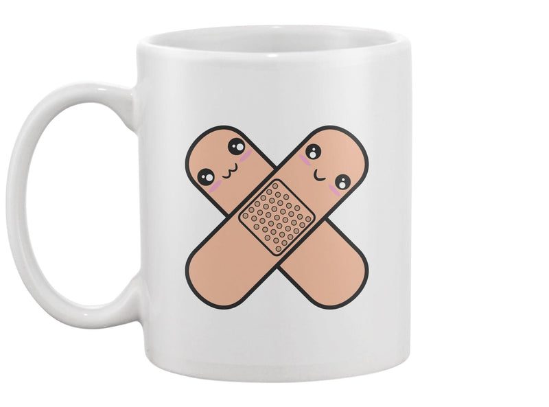 Band Aid Kawaii  Mug -Image by Shutterstock