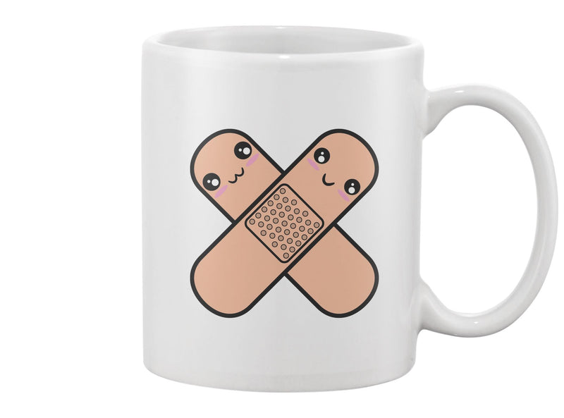 Band Aid Kawaii  Mug -Image by Shutterstock