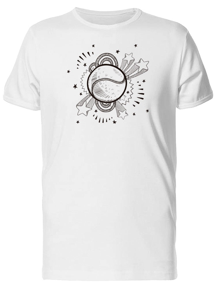 Tennis Ball With Stars Tee Men's -Image by Shutterstock