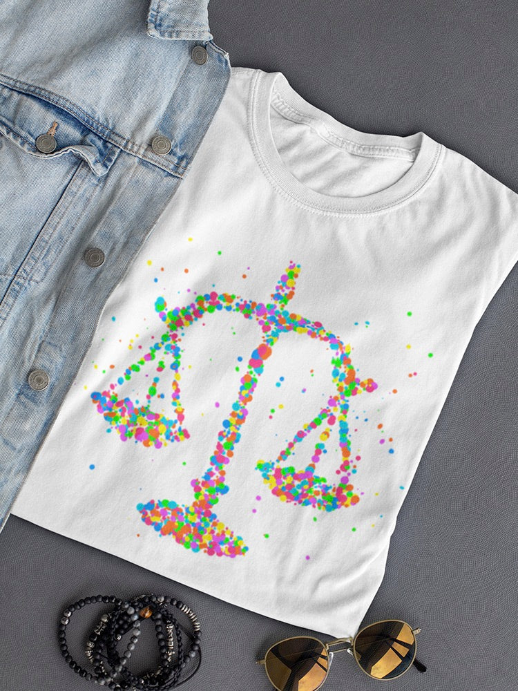Colorful Scales Of Justice Tee Women's -Image by Shutterstock