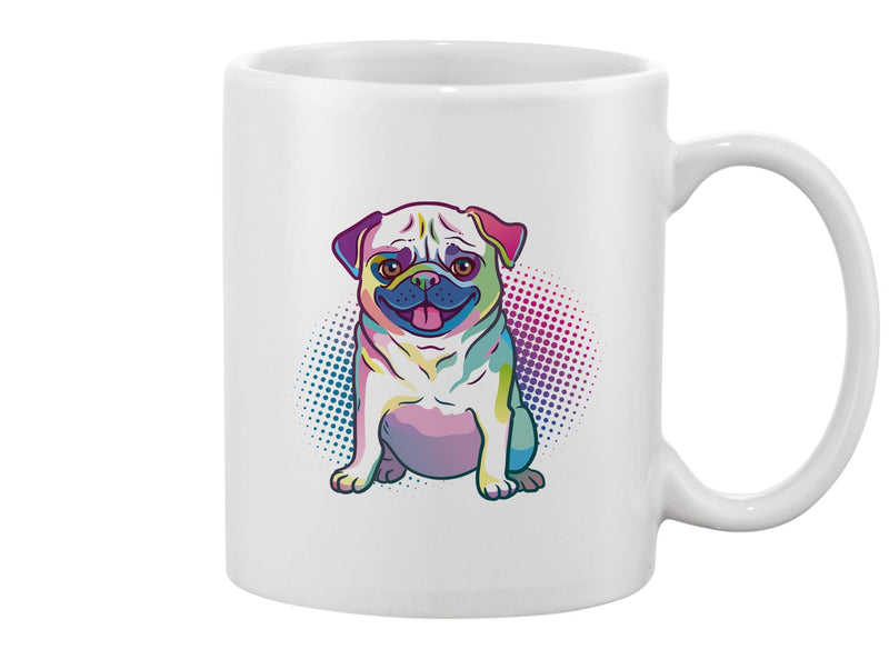 Pug Dog Pop Art Style Mug -Image by Shutterstock