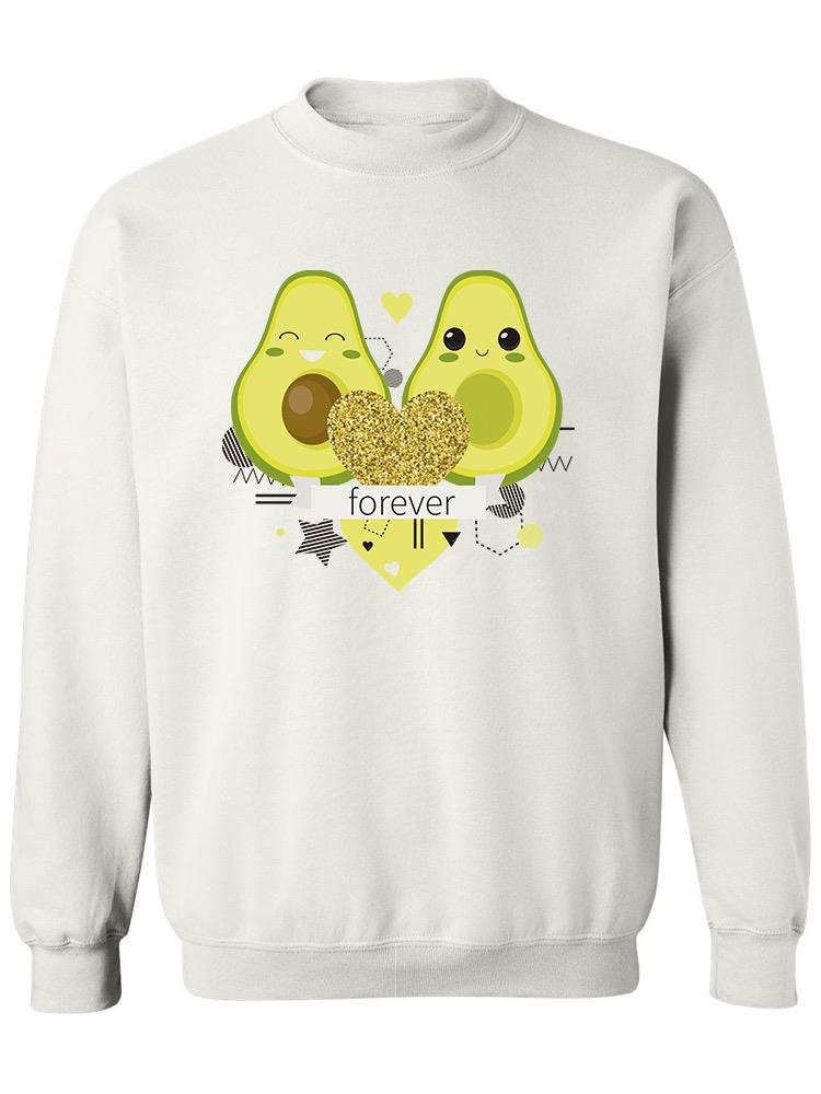 Avocado Halves Forever Sweatshirt Women's -Image by Shutterstock